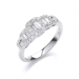 18ct White Gold 0.72ct G-VS Dress Ring